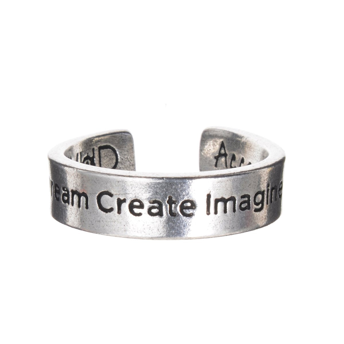 "Dream Explore Create" Inspire Ring
