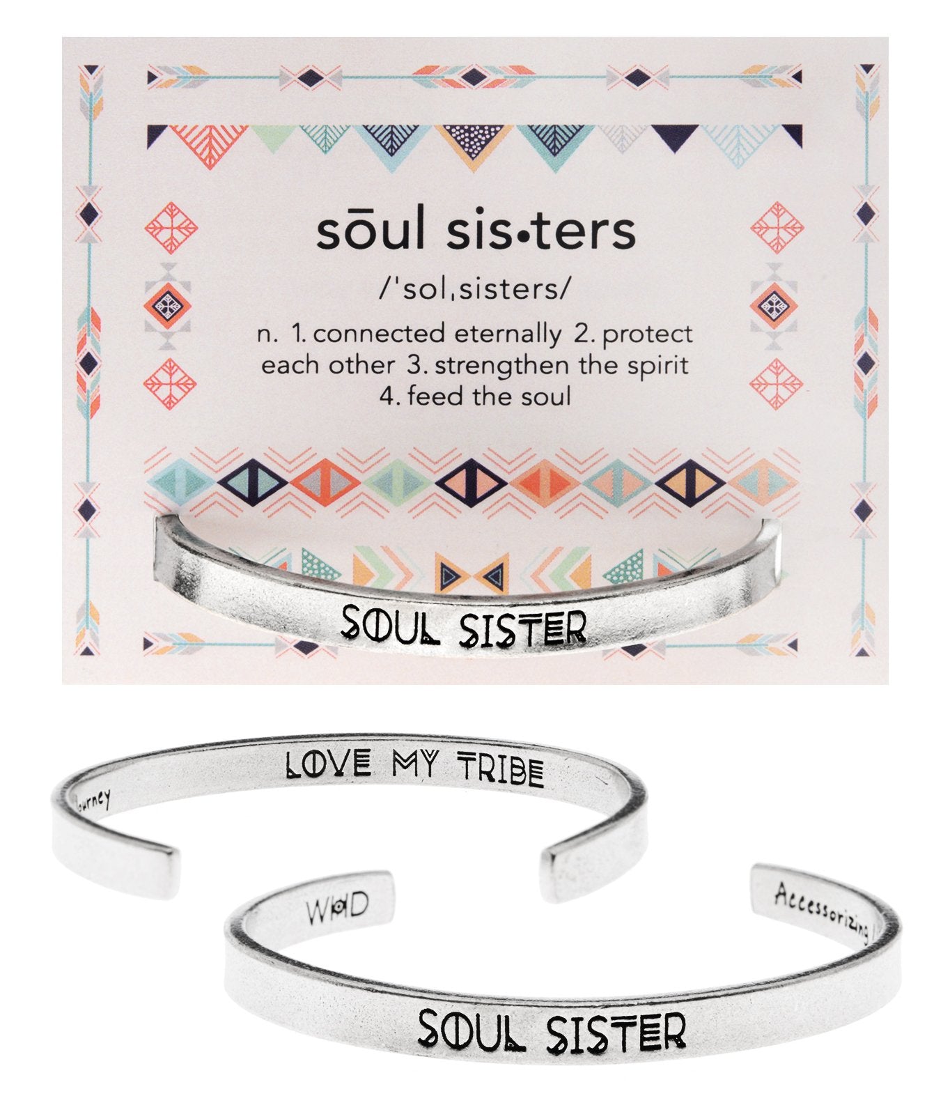 "Soul Sister" Quotable Cuff on Soul Sisters Backer Card