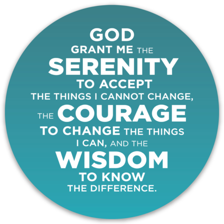 the serenity prayer stickers