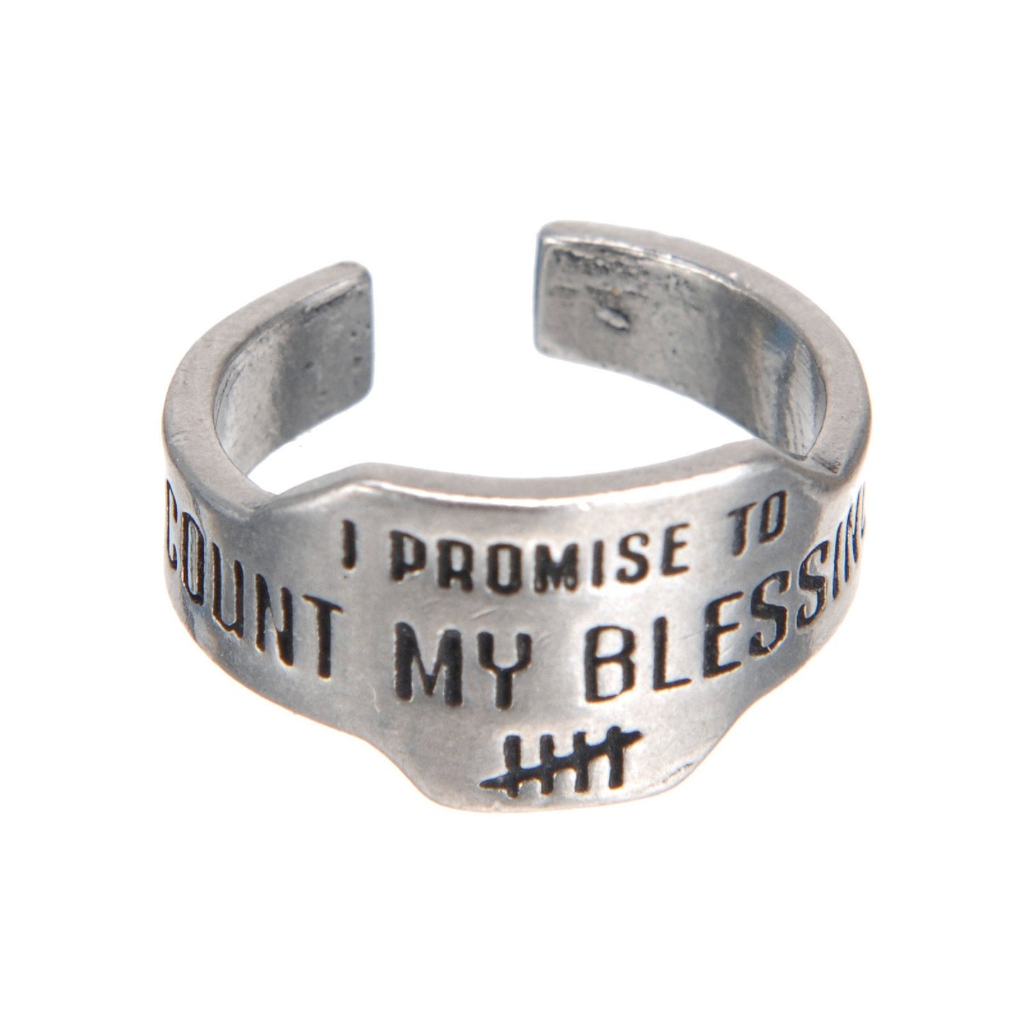 "Count My Blessings" Promise Ring