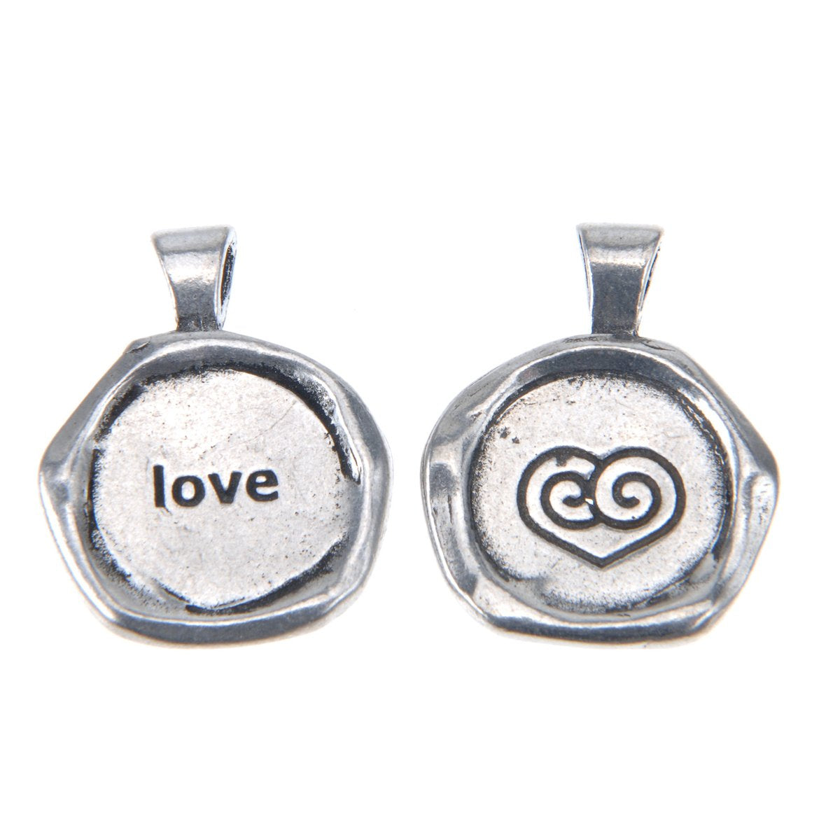 Love Wax Seal on 30" Ball Chain