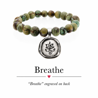 Wax Seals on Acai Seeds Of Life Bracelet