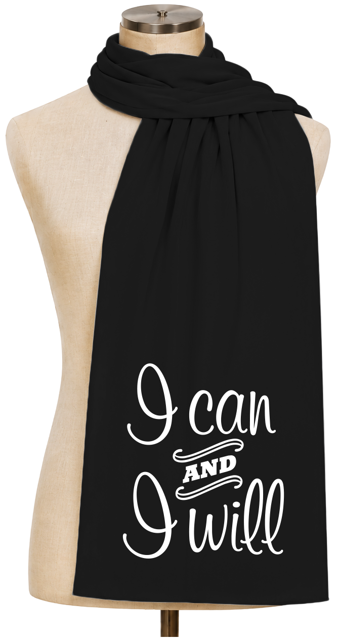 Inspirational Quote Scarves, Shawls & Wraps
