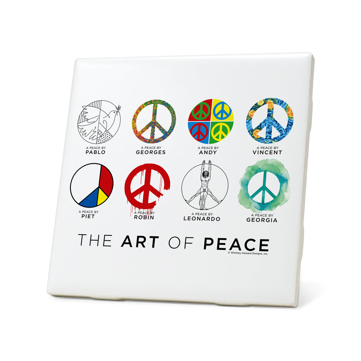 Art of Peace - Ceramic Coaster 4x4