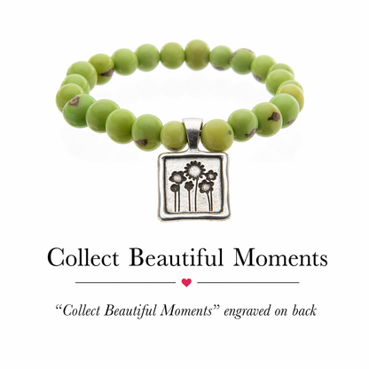 Wax Seals on Acai Seeds Of Life Bracelet