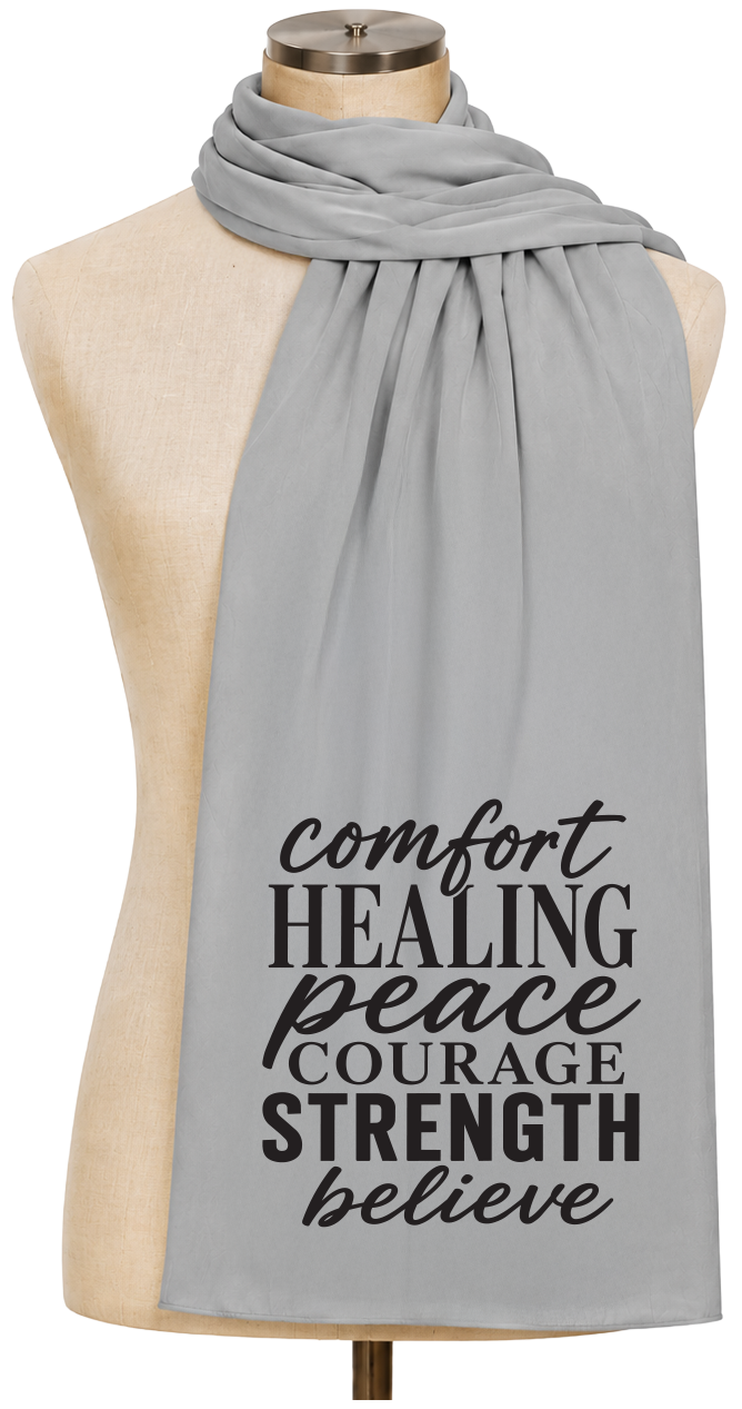 Inspirational Quote Scarves, Shawls & Wraps