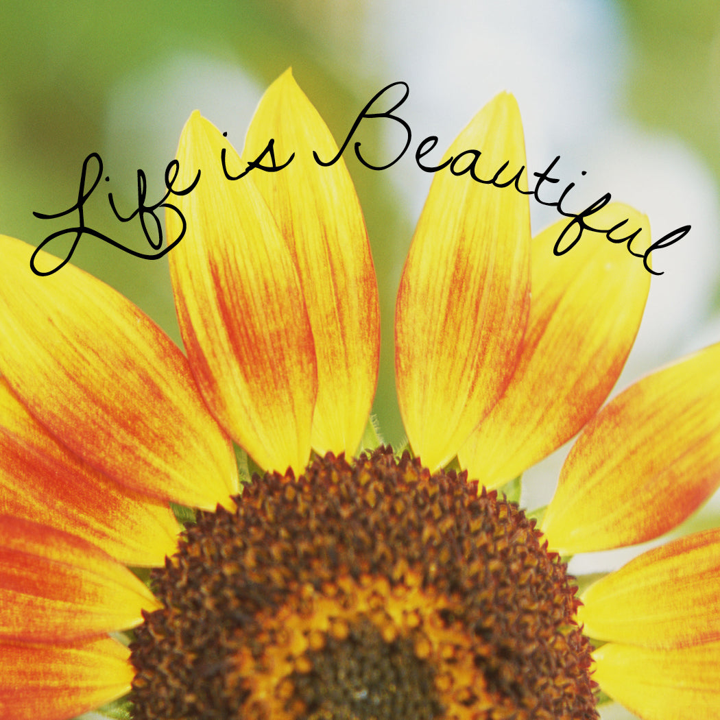 Life is beautiful-Cuff Card