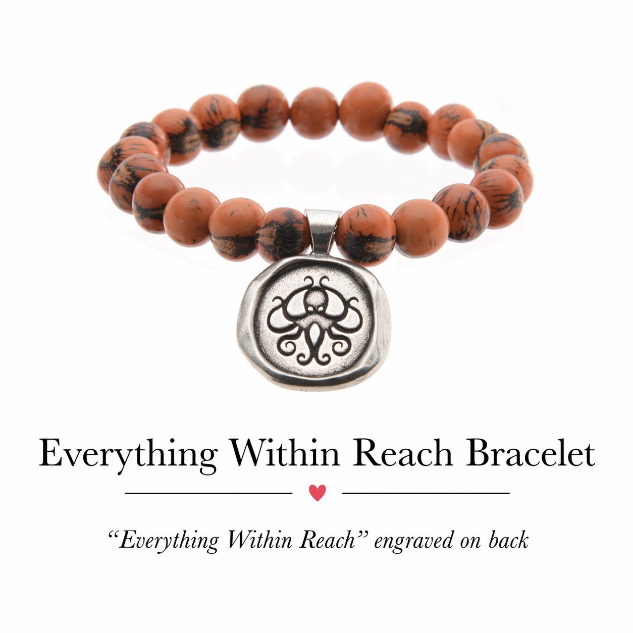 Wax Seals on Acai Seeds Of Life Bracelet