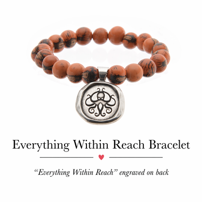 Wax Seals on Acai Seeds Of Life Bracelet