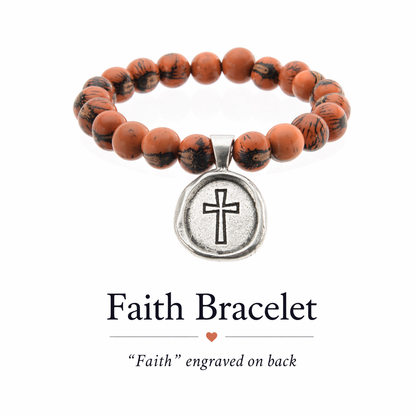 Wax Seals on Acai Seeds Of Life Bracelet