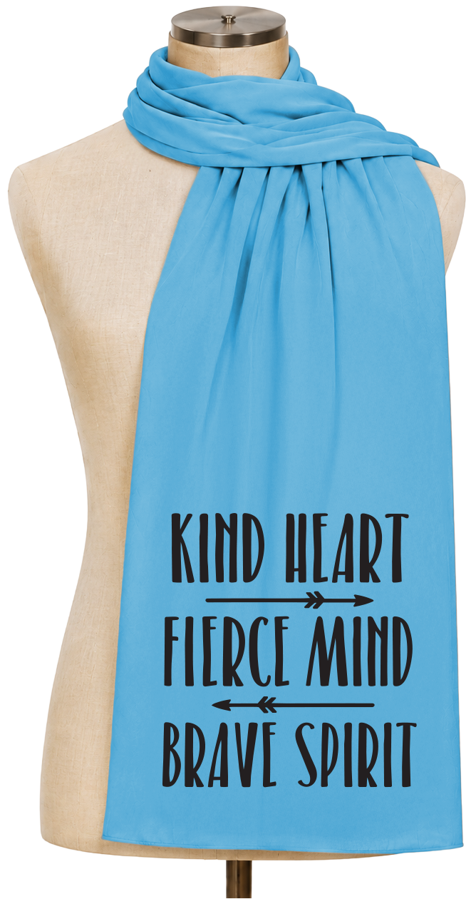 Inspirational Quote Scarves, Shawls & Wraps