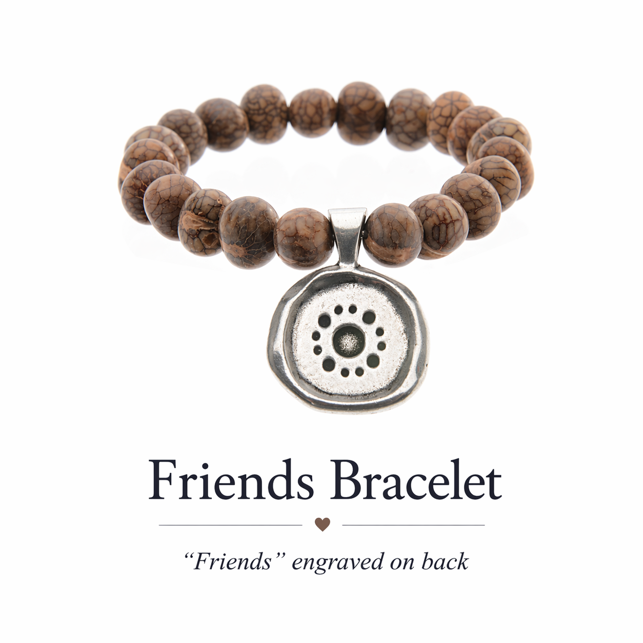 Wax Seals on Acai Seeds Of Life Bracelet