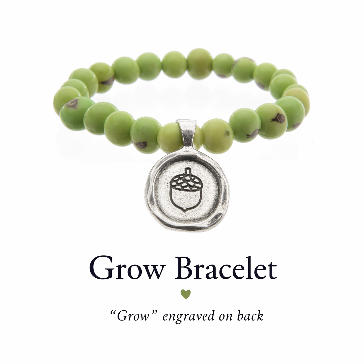 Wax Seals on Acai Seeds Of Life Bracelet
