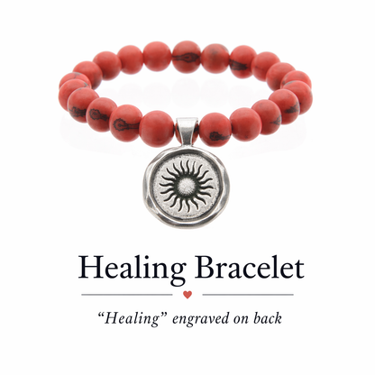 Wax Seals on Acai Seeds Of Life Bracelet