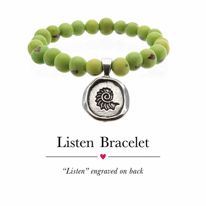 Wax Seals on Acai Seeds Of Life Bracelet
