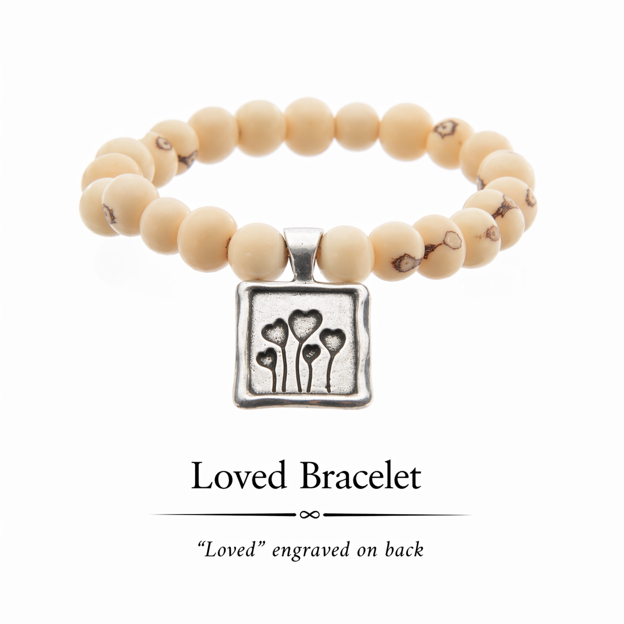 Wax Seals on Acai Seeds Of Life Bracelet