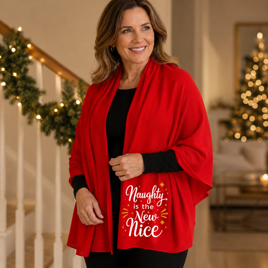 Holiday Quote Scarf, Shawl & Wrap