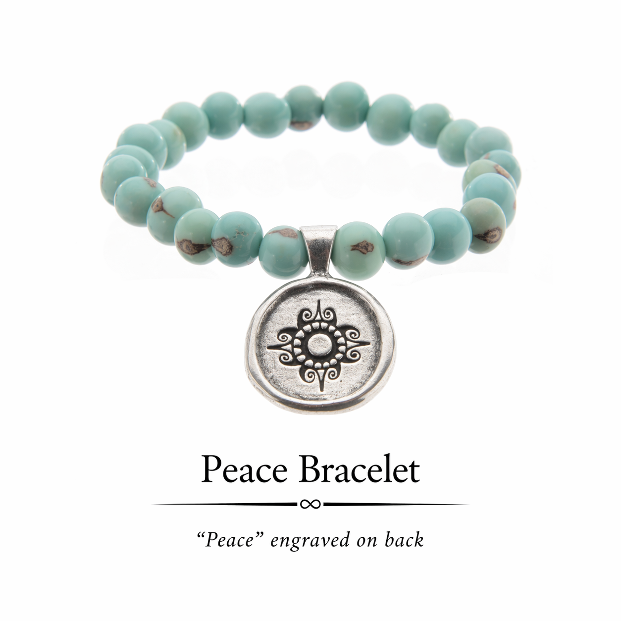 Wax Seals on Acai Seeds Of Life Bracelet
