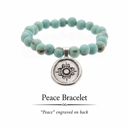 Wax Seals on Acai Seeds Of Life Bracelet