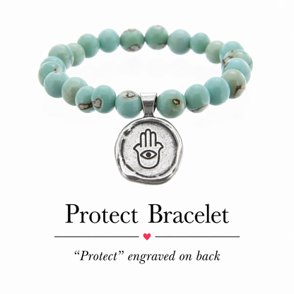 Wax Seals on Acai Seeds Of Life Bracelet
