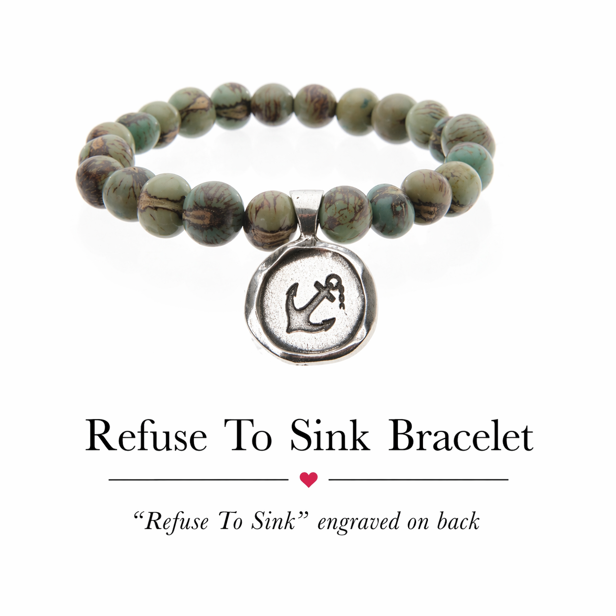 Wax Seals on Acai Seeds Of Life Bracelet