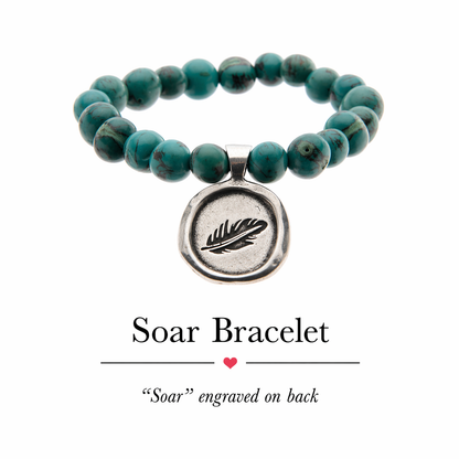 Wax Seals on Acai Seeds Of Life Bracelet