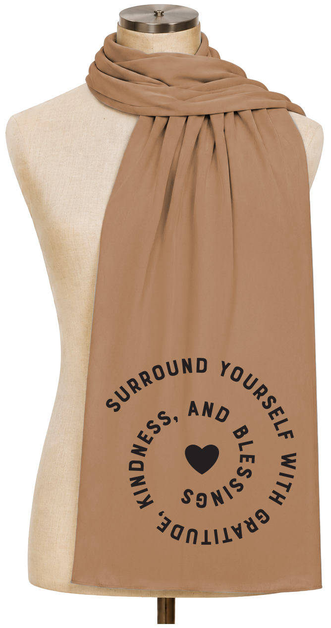 Inspirational Quote Scarves, Shawls & Wraps