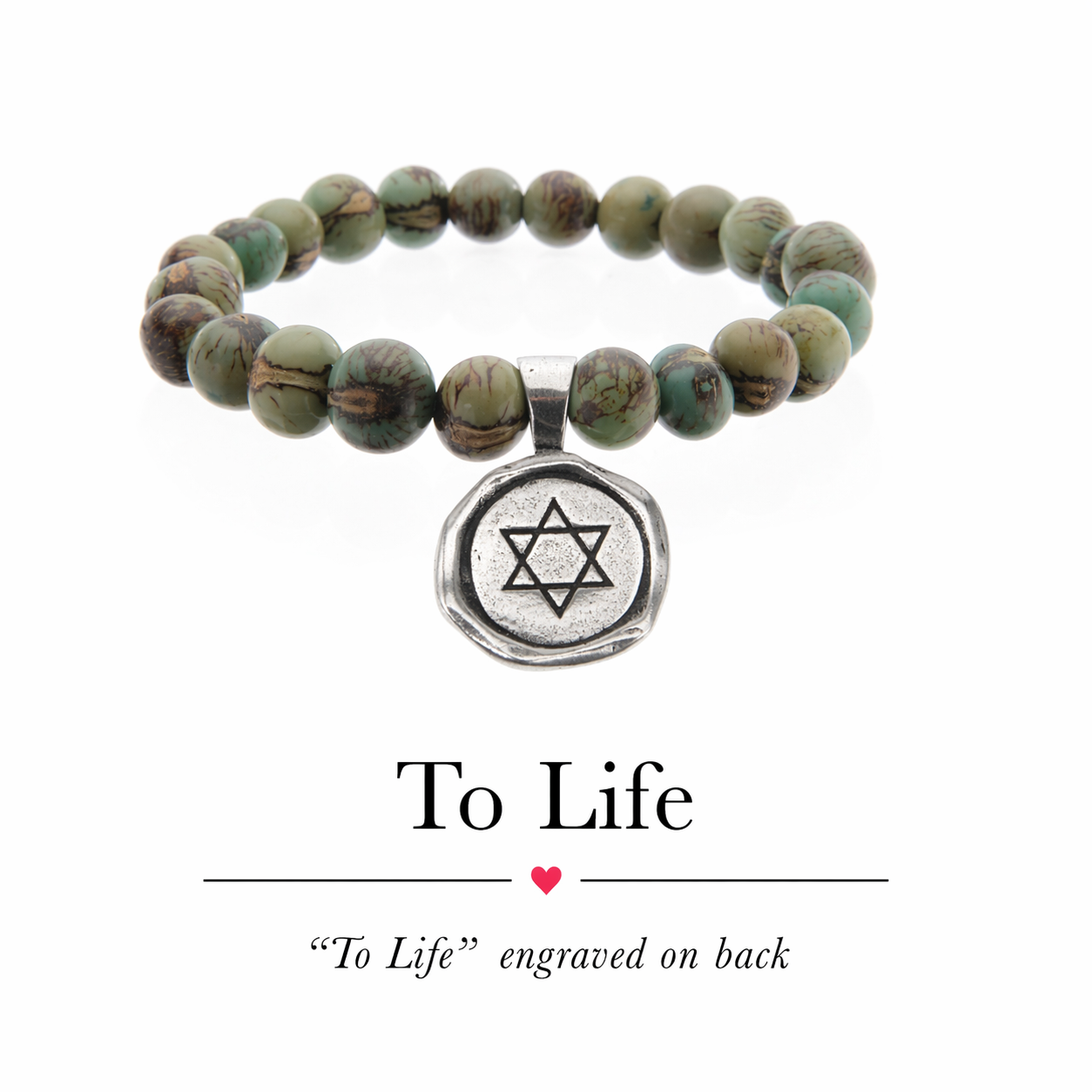 Wax Seals on Acai Seeds Of Life Bracelet