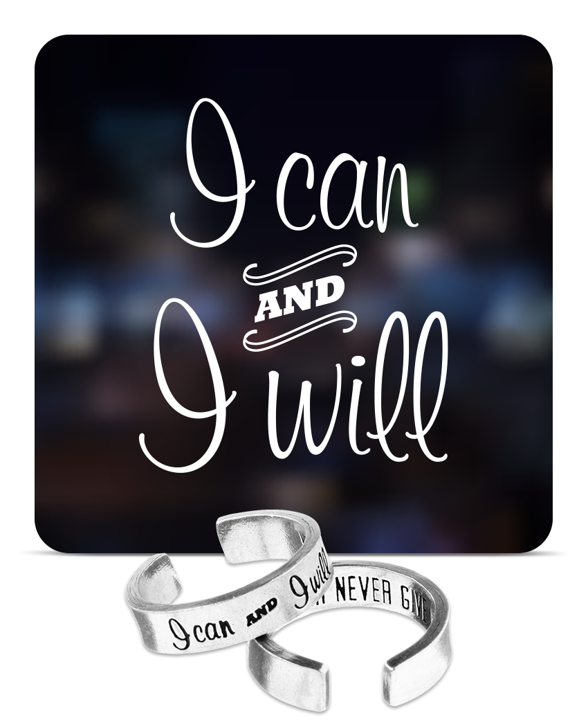 I Can & I Will Inspire Ring