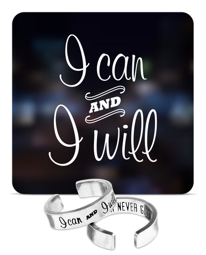 I Can & I Will Inspire Ring