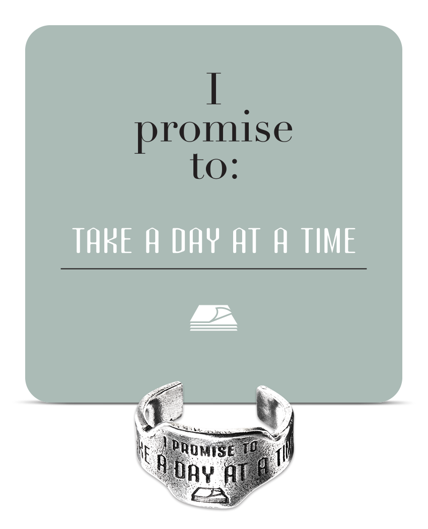 Take One Day at a Time Promise Ring
