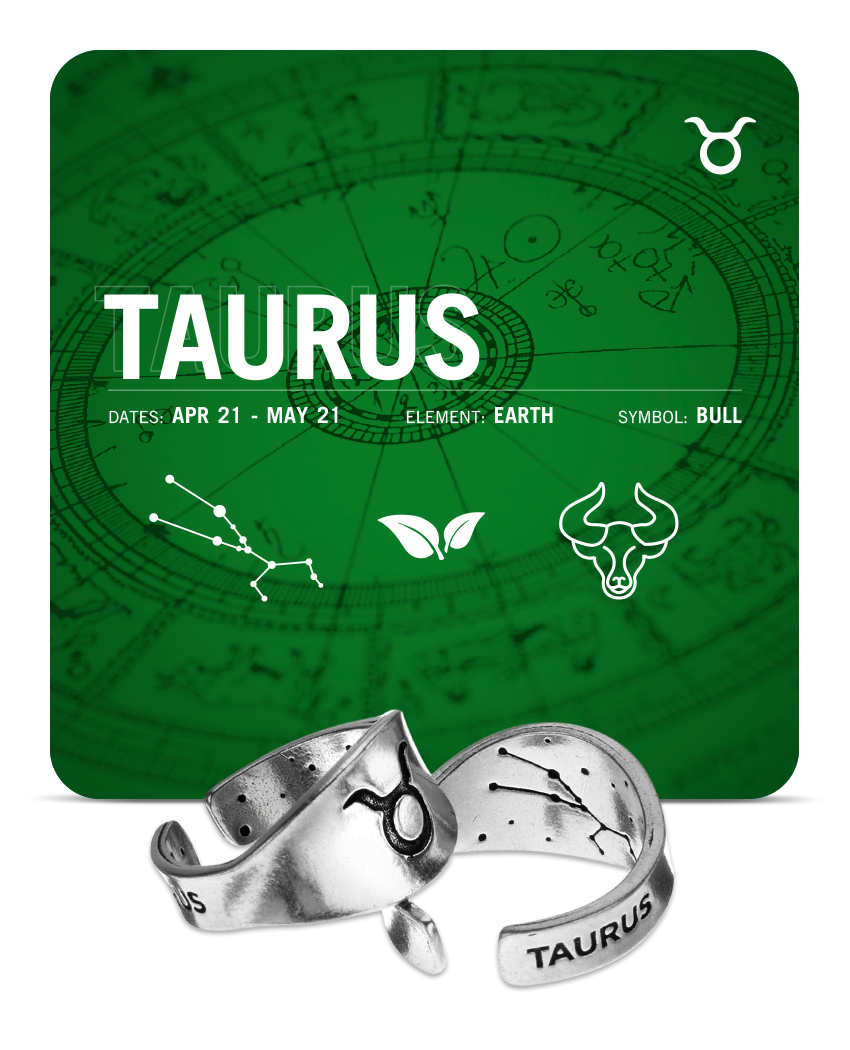Zodiac Ring - Taurus - Celestial