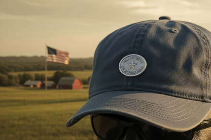 America 250 Lapel Pin on Hat