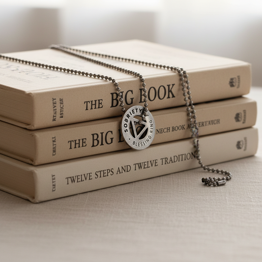 Sobriety Blessing Ring on Recovery Books