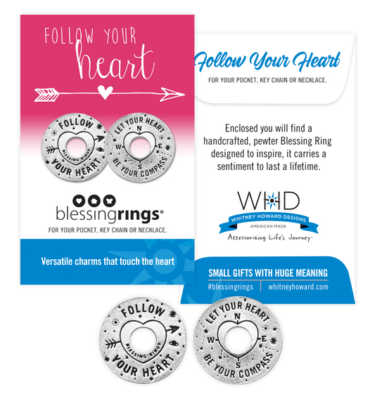 Follow Your Heart Blessing Ring Envelope
