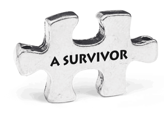 A Survivor Puzzle Token on 30&quot; Ball Chain
