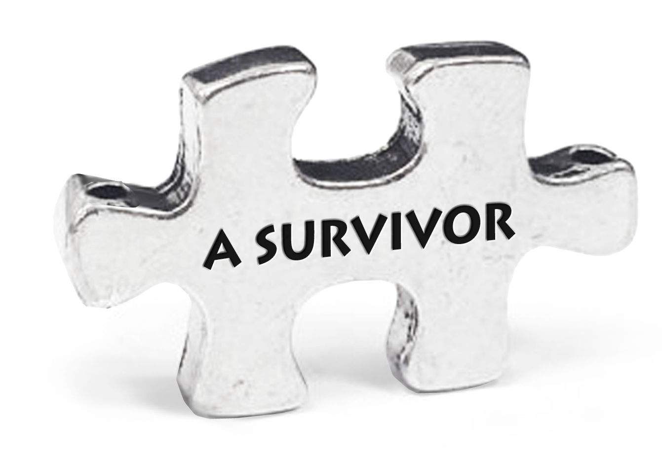 A Survivor Puzzle Piece Token on Key Loop