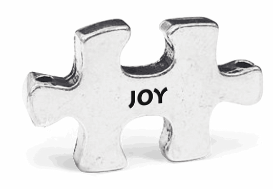 Joy Puzzle Token on 30&quot; Ball Chain