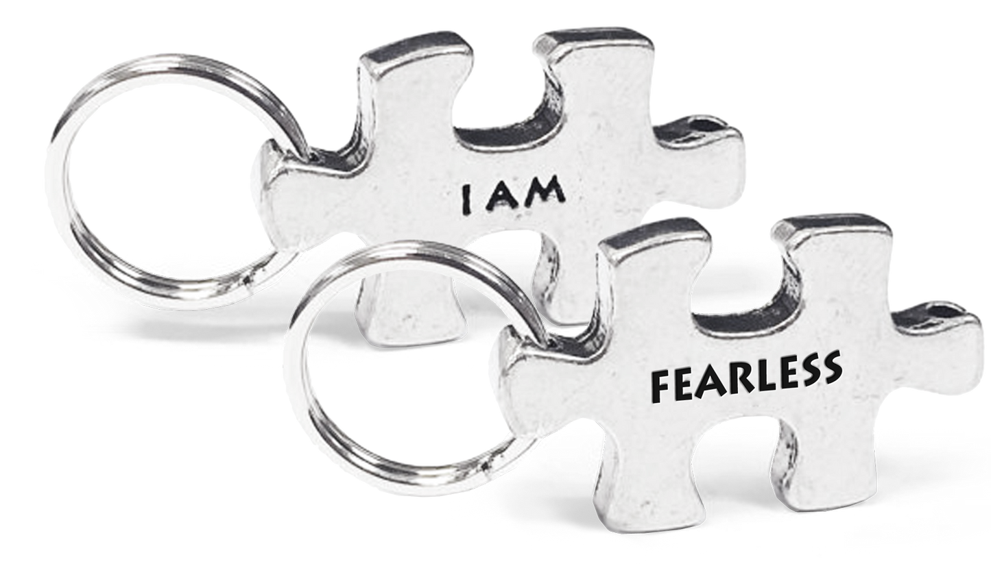Fearless Puzzle Piece Token on Key Loop