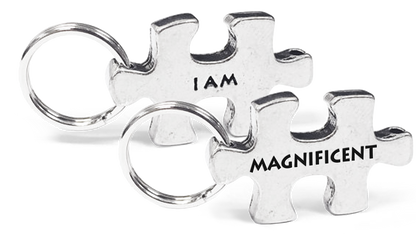 Magnigicent Puzzle Piece Token on Key Loop