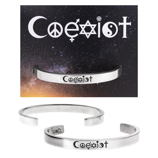 Coexist Quotable Cuff Bracelet on Coexist Backer Card