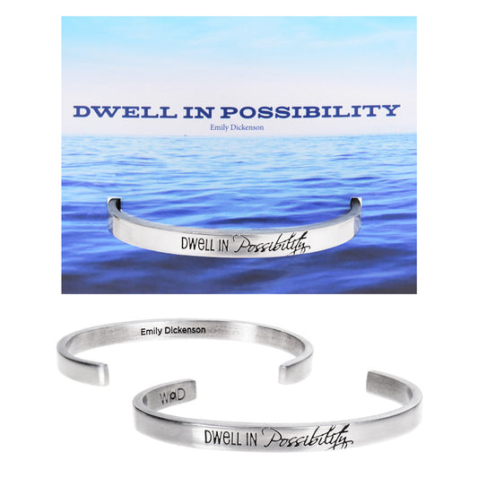 Dwell In Possibility on Dwell In Possibility Bracelet on Backer Card