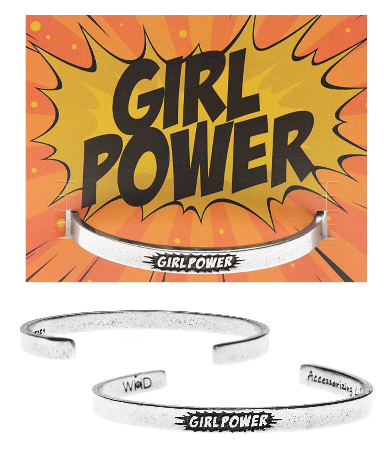 &quot;Girl Power&quot; Quotable Cuff on Backer Card