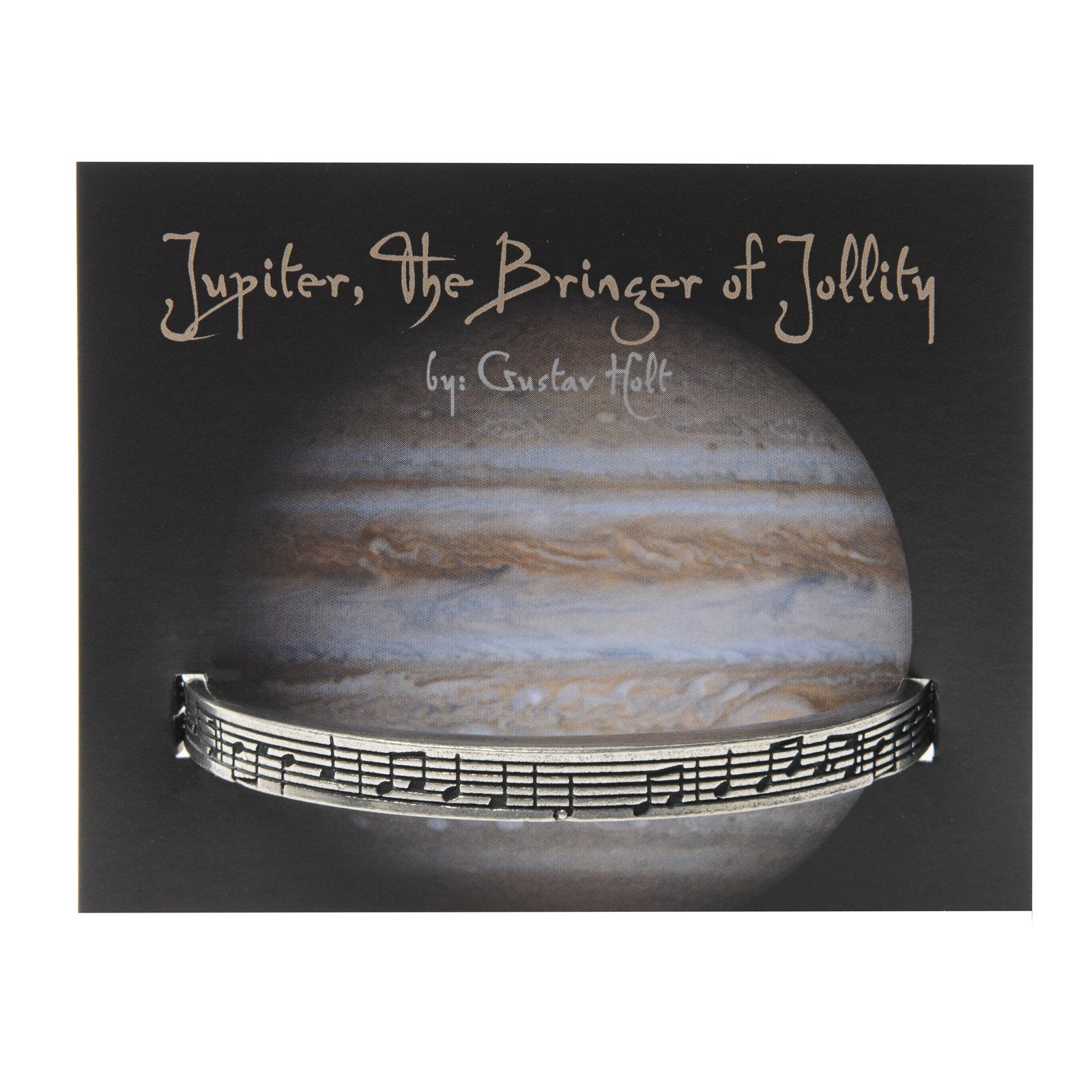 &quot;Jupier, The Bringer Of Jollity&quot; Quotable Cuff on Jupiter Backer Card