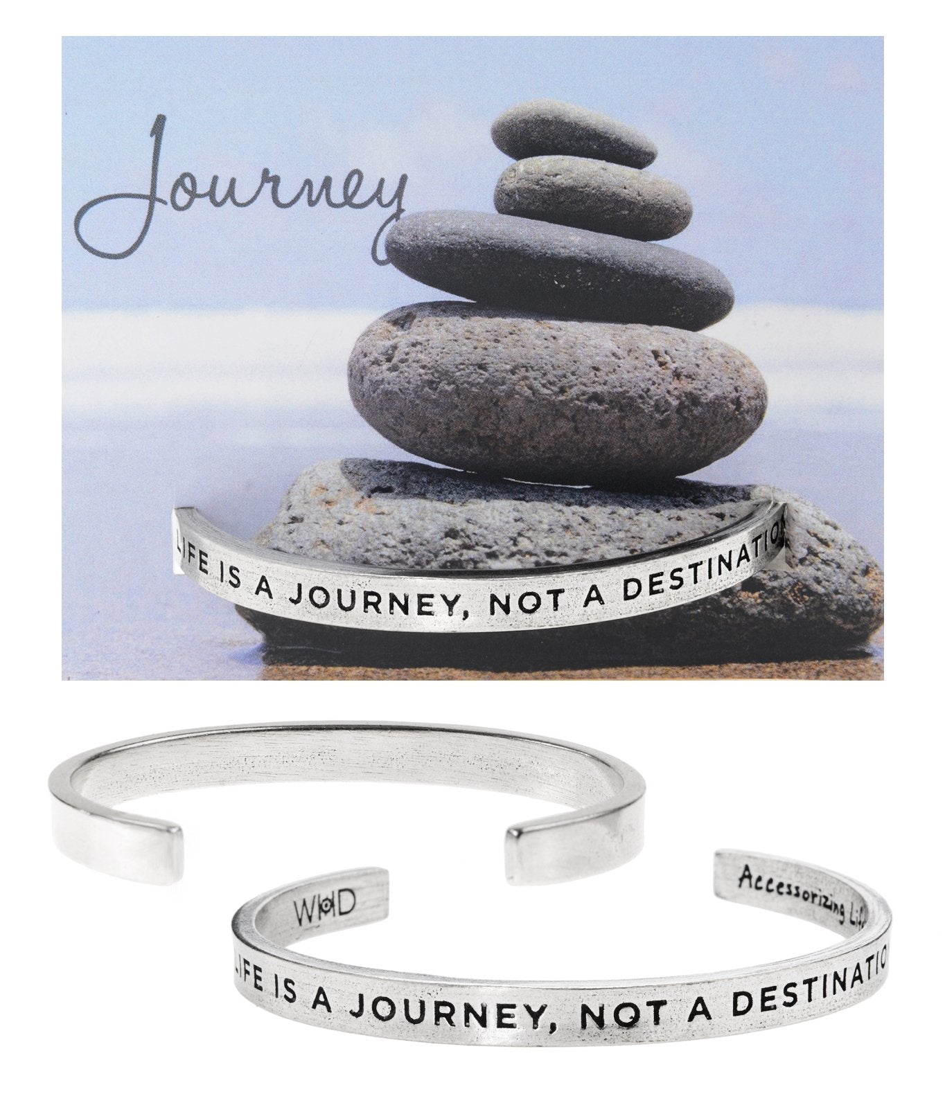 &quot;Life Is A Journey&quot; Quotable Cuff on Journey Backer Card