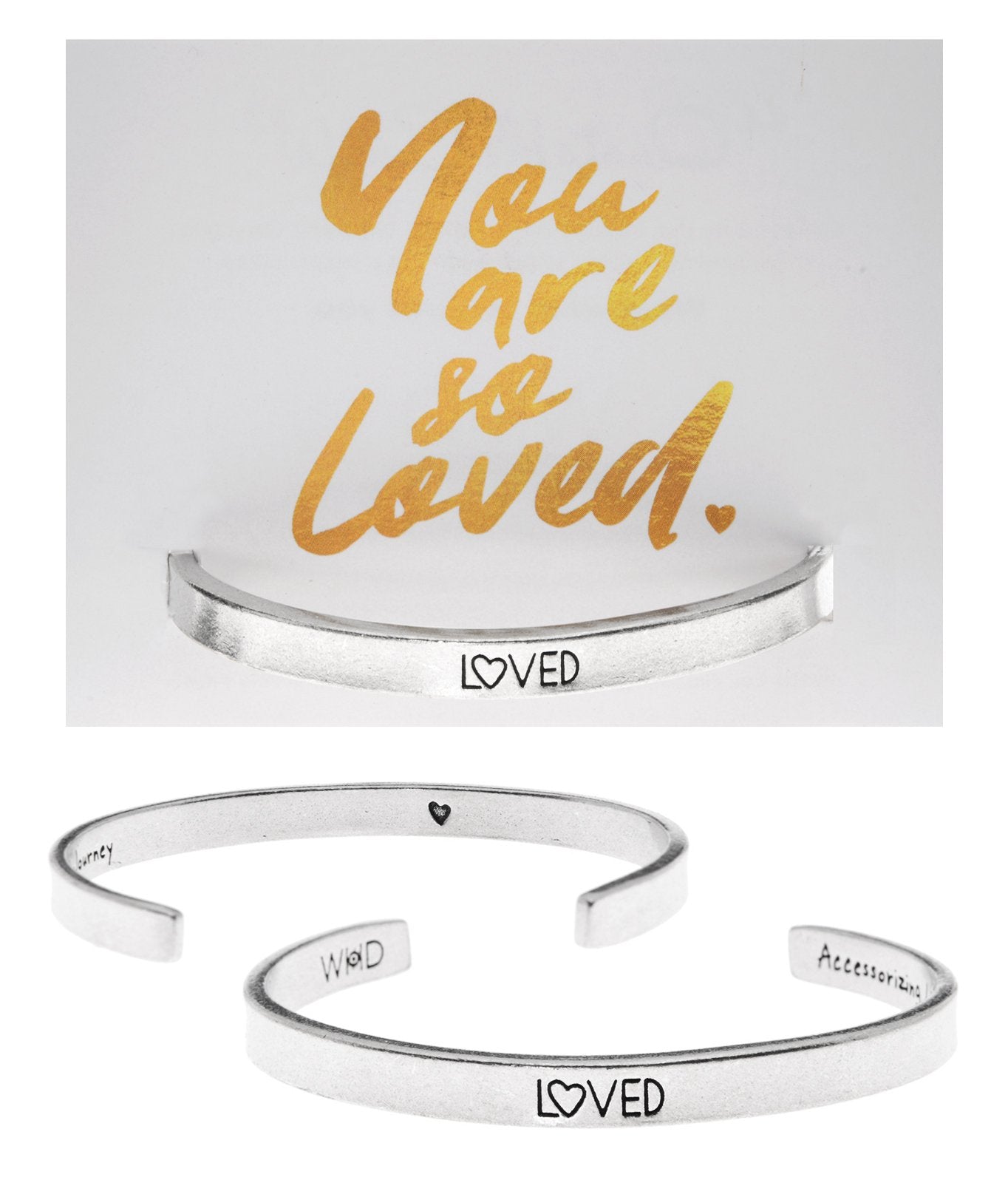 &quot;Loved&quot; Quotable Cuff on You Are Loved Backer Card