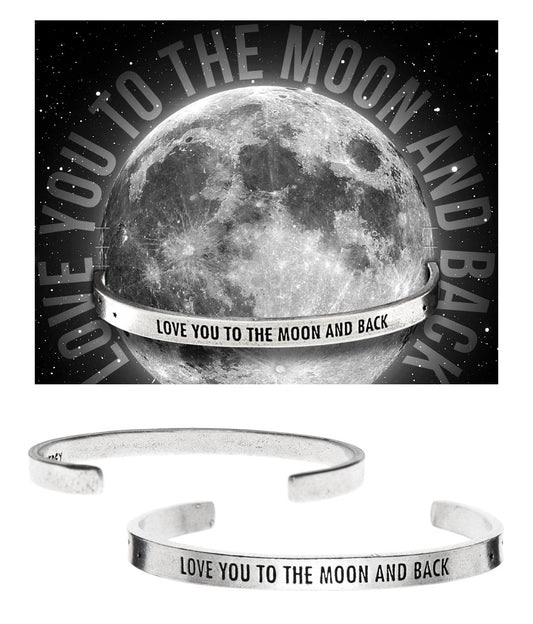 &quot;Love You To the Moon and Back&quot; Quotable Cuff on TTM Backer Card