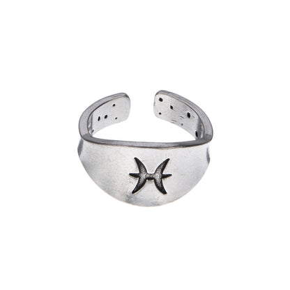 Zodiac Ring - Pisces - Symbol