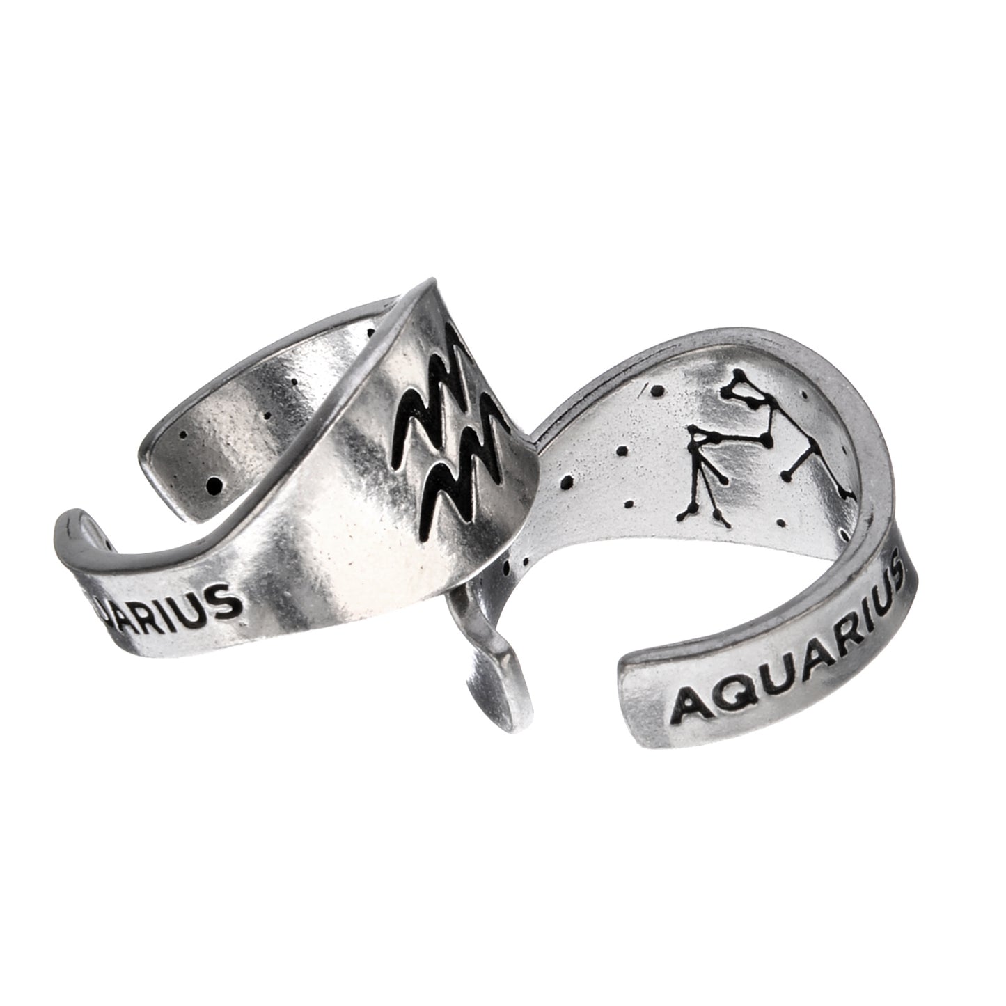 Zodiac Ring - Aquarius - Symbol