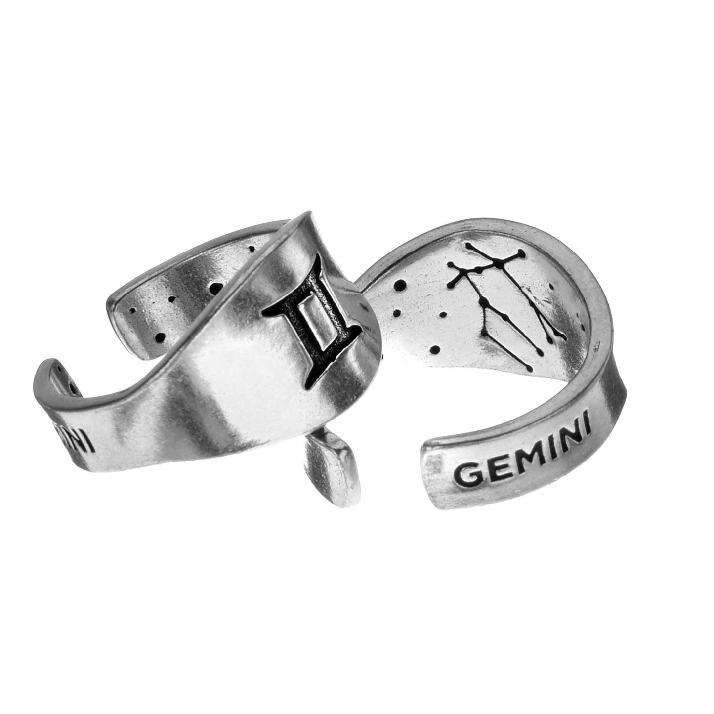 Zodiac Ring - Gemini - Symbol